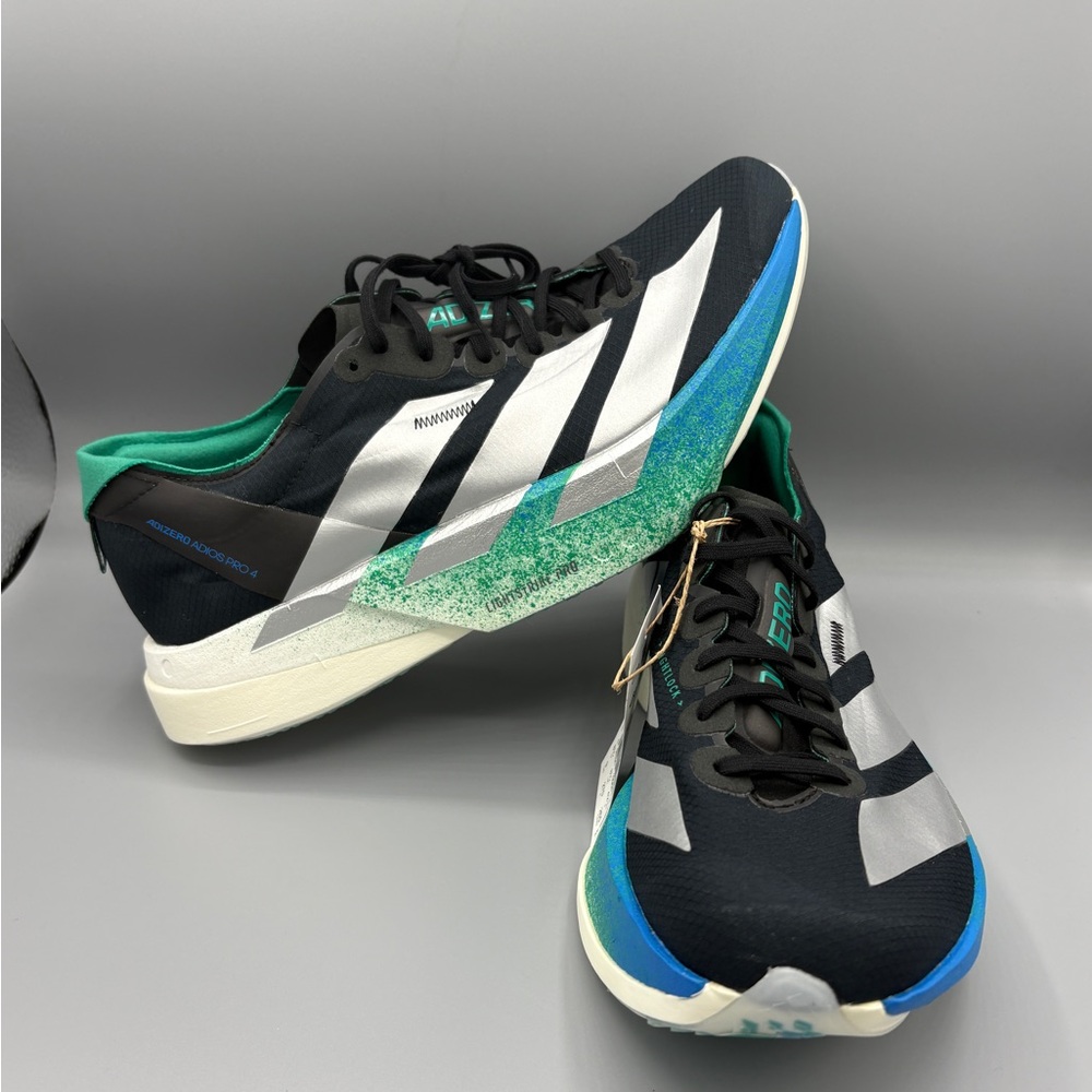 New Adidas Adizero Adios Pro 4 Size 9 Us Men’s Shoes Core Black Style JR6365